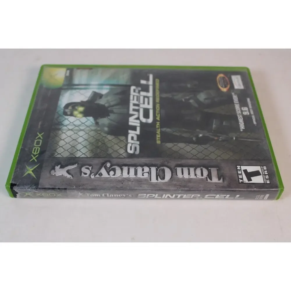 Tom Clancy's Splinter Cell (Microsoft Xbox, 2002) Authentic, tested/works
